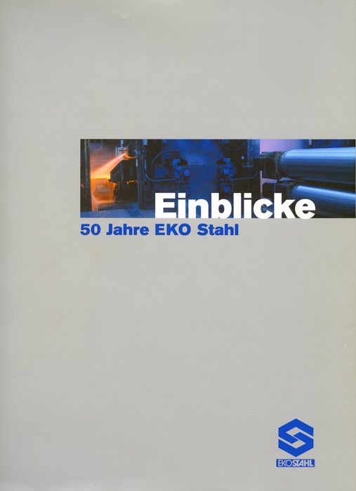 Titelbild des historischen Bildbandes der EKO Stahl GmbH